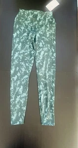 Nike one womens dri-fit size XS dark green/light green ankle leggings - Picture 1 of 4