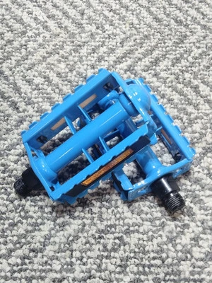 Pedal Rat Trap 9/16" Old School BMX azul Maui - Imagem 1 de 3