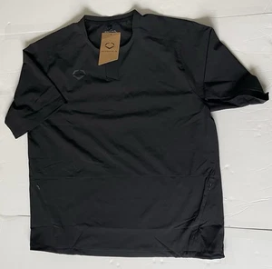Evoshield Men's Impak Short Sleeve BP Batting Practice Jacket Black Size L NWT - Picture 1 of 6