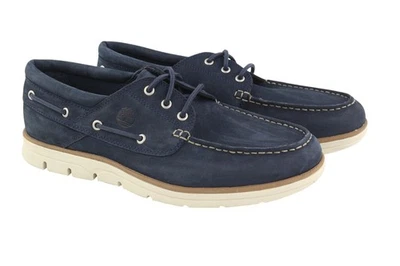 Timberland A1HCX HOMBRES Zapatos EU41.5/42 Cuero Azul Sensorflex Cómodo Sistema - Imagen 1 de 4