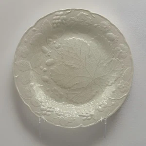 Vintage Staffordshire Elfenbein Essteller Burleigh Davenport, 10 Zoll, 4 Teller - Bild 1 von 6