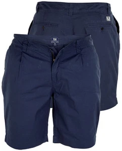**NEW** Mens Big Size Duke All Cotton Navy Shorts - 3XL 4XL 5XL 6XL Smart,Casual - Picture 1 of 1