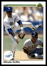1990 Upper Deck #338 Alfredo Griffin Los Angeles Dodgers