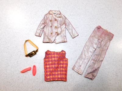 Barbie: Francie VINTAGE Completo GO GOLD Conjunto ¡Exclusivo de Sears! Foto 1 de 4