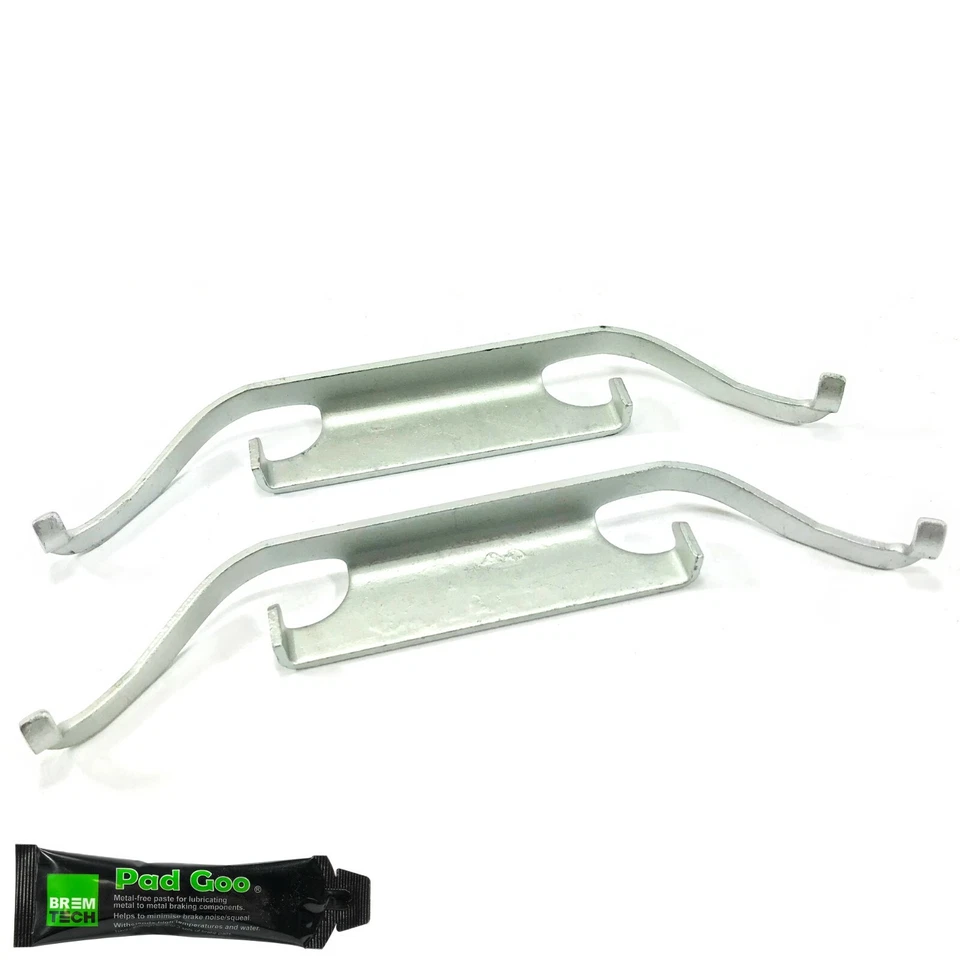 2X FRONT CALIPER SPRING PAD FITTING KIT FOR: BMW 3 SERIES E46 330 98-05 BPF1096A - Image 1 of 1