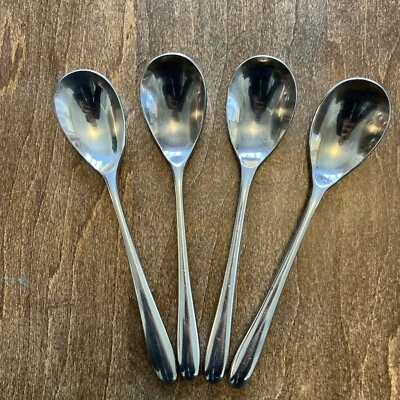 4 cucharaditas de lágrima Washington Forge 6 1/2" acero inoxidable Foto 1 de 4