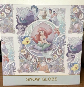 Disney Store Japan 35th Anniversary Ariel Sisters Snow Globe THE LITTLE MERMAID - Picture 1 of 2