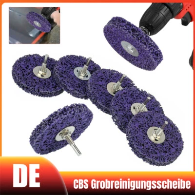 100mm Reinigungsscheiben Schruppscheibe CSD Scheibe CBS Grobreinigungsscheibe - Bild 1 von 4