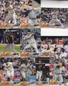 2018 TOPPS Update SAN FRANCISCO GIANTS team set (10 cards) BEEDE, RODRIGUEZ RC - Picture 1 of 1