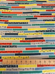 TAPE MEAURES - NOT TO SCALE - 100% COTTON FABRIC - PER HALF METER - Picture 1 of 1