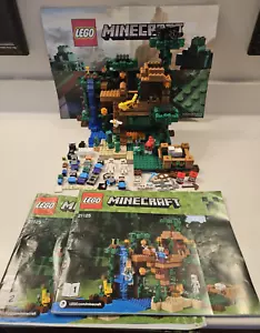 Lego Minecraft 21125:The Jungle Tree House, incomp, includes xtra minifigs/parts - Picture 1 of 17