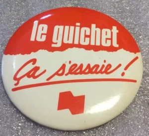 Vintage 3’’ Promo Button Pinback BANQUE NATIONALE DU CANADA Ancien Macaron - Picture 1 of 8