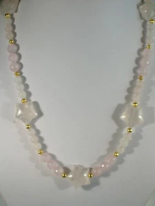 20" Rose Quartz Bead Necklace - Picture 1 of 2