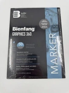 Papel marcador Speedball Bienfang Graphics 360 100 % trapo 50 hojas 9x12 sin ácido - Imagen 1 de 3