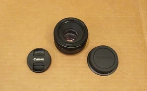 Canon EF 50mm F/1.8 STM Standard Prime Lens for EOS DSLR Digital Cameras - Picture 1 of 6