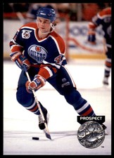 1991-92 PRO SET PLATINUM JOSEF BERANEK EDMONTON OILERS #255