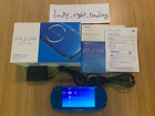 PSP 3000 Vibrant Blue VB Box Console Charger BOX