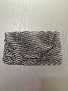 Vintage Black  Bag By Debbie John Wind Imports Japan Clutch Beaded Evening Bag - Picture 1 of 7