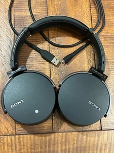 Awesome Sony MDR-XB950BT Extra Bass Bluetooth Over Ear Headphones Black Tested - Picture 1 of 8