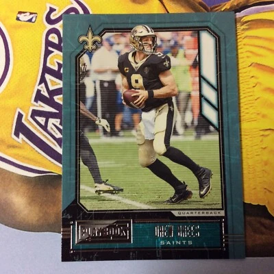 2020 Panini Playbook #84 Drew Brees Saints - Image 1 of 2