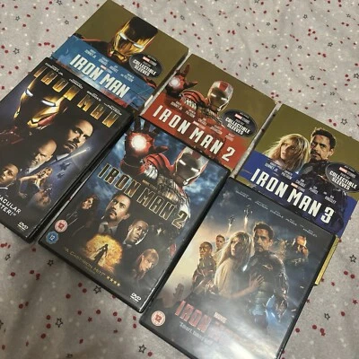 Iron Man 1, 2 & 3 DVD Set  - Image 1 of 4