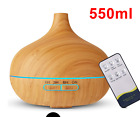 550ml Luftbefeuchter LED Ultraschall Duftöl Aroma Diffuser Humidifier - neu