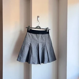 Vintage Y2K 90s Mini Midi Skirt Minimalist Grunge 8 S Howell Style - Picture 1 of 18