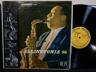 JOHNNY HODGES & Little Band ELLINGTONIA 56 LP NORGRAN MGN-1055 MONO DG 1955 Jazz - Image 1 of 4