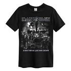 Amplified Iron Maiden Life Or Death Charcoal T-Shirt L Charcoal