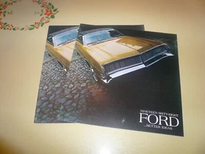 1968 Ford Sales Brochure - Vintage - Two for One - Picture 1 of 9