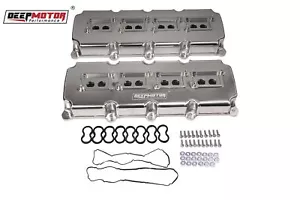 Deepmotor Aluminum Fabricated Valve Covers for Gen 3 III Hemi 5.7L 6.1L 6.4L - Picture 1 of 6