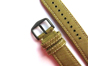 FOSSIL Original Ersatz Armband Textil Uhrband FS5917 strap Grün 22 mm - Picture 1 of 5