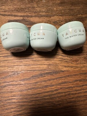3X Tatcha The Water Cream Moisturizer 0.34 oz / 10mL Travel Size. Brand New - Image 1 of 3