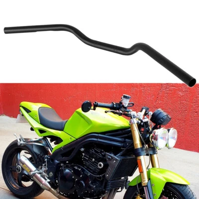 7/8" 22mm Rise Drag Handlebar Tracker Black For Triumph Speed Triple Speed Twin - Image 1 of 4
