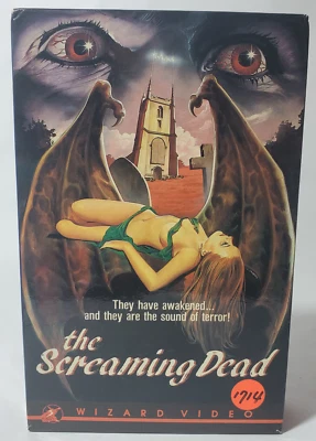 The Screaming Dead Wizard VIdeo VHS Big Box Original NOT Reissue - Image 1 of 4