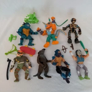 Lotto 7 action figure TMNT vintage *LEGGI* - Foto 1 di 16