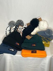 The North Face winter hat, beanie, salty dog, ski tuke, city plush pom, one size