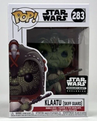 Disney Lucas Star Wars ROTJ Smuggler's Bounty Funko Pops Klaatu Skiff Guard #283 Foto 1 de 4