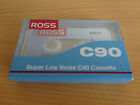 Vintage Ross C90 Blank Audio Cassette Tape NEW SEALED rare