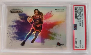 2022 Prizm WNBA Brittney Griner COLOR BLAST #3 PSA 8 - Picture 1 of 2