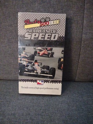 Indy 500 Series  90's Secrets Of Speed VHS High Speed Performance Racing New. - Image 1 of 4