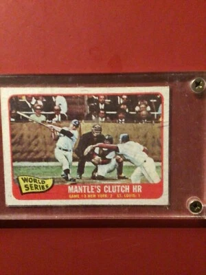 1965 Mickey Mantles Cluth HR - Image 1 of 2