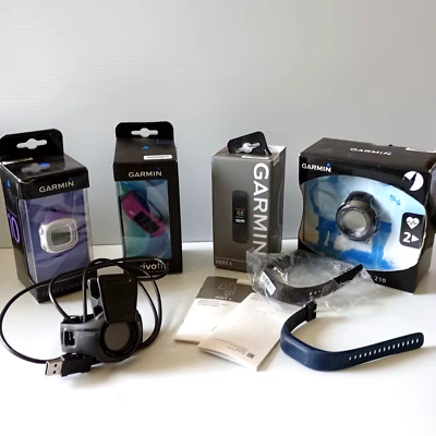 Lote de 5 relojes inteligentes Garmin piezas no probadas *LEER Vivofit, Vivosmart Forerunner Foto 1 de 4