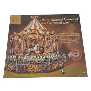 The Enchanted Carousel Kit New Sealed Wrebbit Barrel Organ Music Cardboard 1998 - Picture 1 of 24