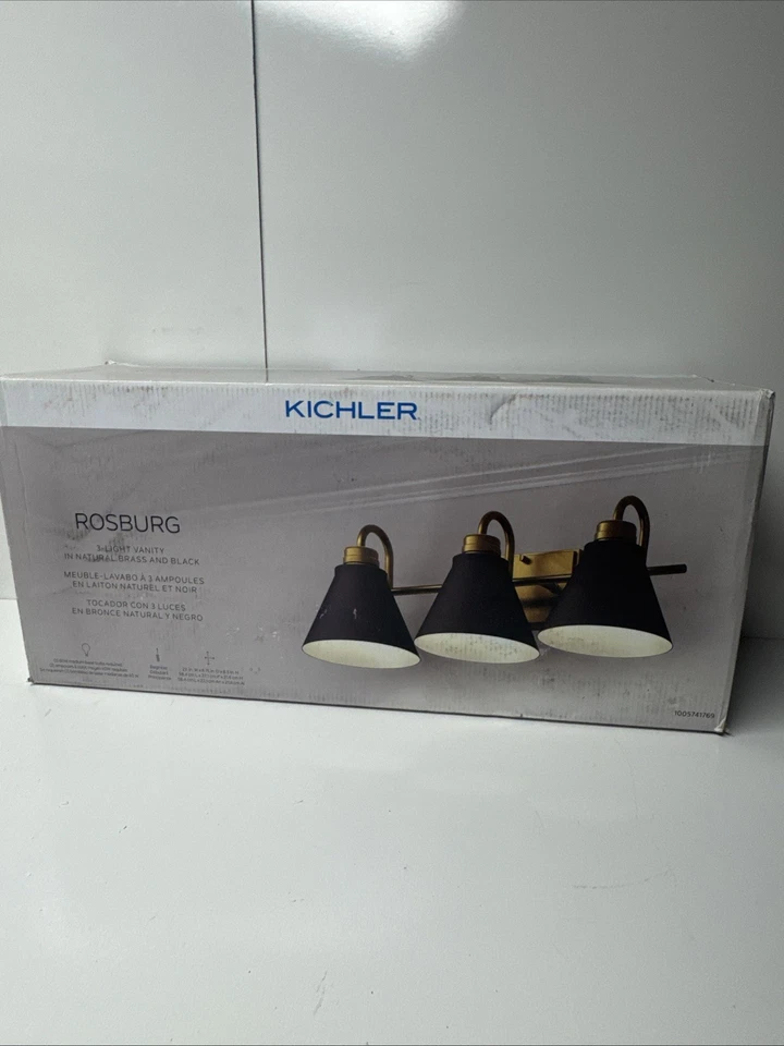 Kichler Rosburg 银色 — 第 1/4 张图片