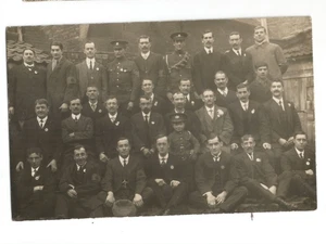 RPPC ENGLAND SCHOTTLAND WALES IRLAND SONS OF ENGLAND ARMEE MARINE MARINES MILITÄR - Bild 1 von 2