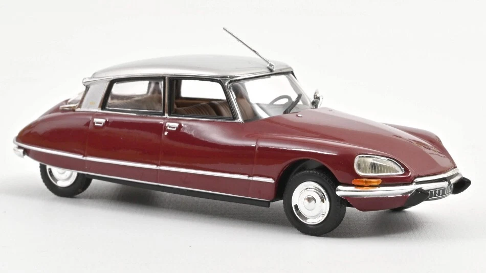 CITROEN DS 23 PALLAS 1972 GRENADE RED AND SILVER 1:43 - Immagine 1 di 1