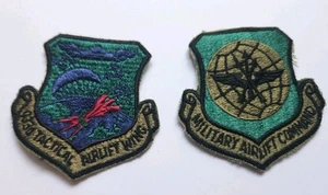 Vtg 433RD TACTICAL AIRLIFT WING & MILITARY COMMAND US Air Force USAF Patch Lot - Picture 1 of 5