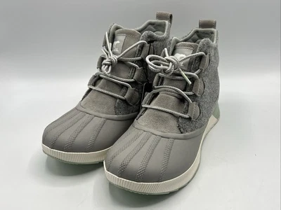 Sorel Snow Boots Women's Size 9.5 Gray Mint Waterproof Ankle Boots Preowned - Image 1 of 4