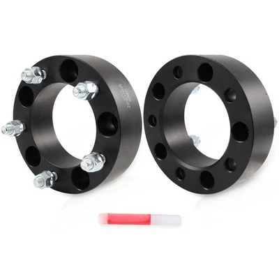 2Pcs 2" 5x5.5 Wheel Spacers 1/2"x20 For Ford E150 2003-2006 & Jeep CJ3 1959-1966 - Imagem 1 de 4